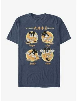 Budget 🧨 Disney Mickey Mouse The Master Four Up T-Shirt 😉