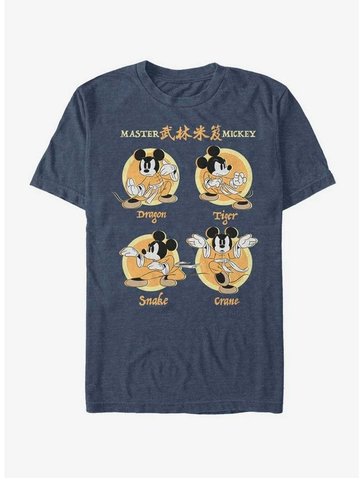 Budget 🧨 Disney Mickey Mouse The Master Four Up T-Shirt 😉