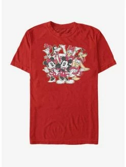 New 🔔 Disney Mickey Mouse Holiday Sensational T-Shirt 💯