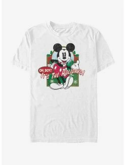 Deals 💯 Disney Mickey Mouse Holiday Vintage Mickey T-Shirt 🤩