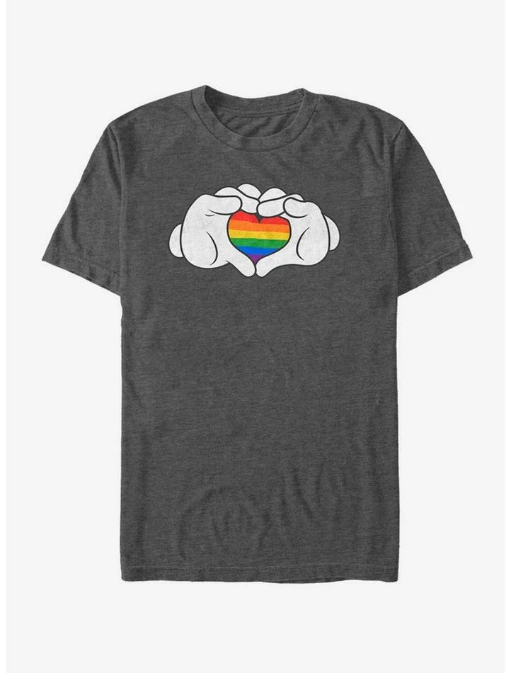 New π Disney Mickey Mouse Rainbow Love T-Shirt π