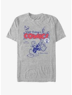 Discount ✔️ Disney Donald Duck Donald's Comic Cover T-Shirt 🎁
