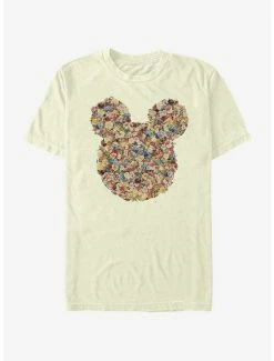 Deals π₯ Disney Mickey Mouse Floral Mickey Head T-Shirt π
