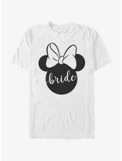 Flash Sale 🎉 Disney Mickey Mouse Bow Bride T-Shirt 👍