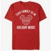 Flash Sale 🔔 Disney Mickey Mouse Family Holiday Mode T-Shirt 🔥