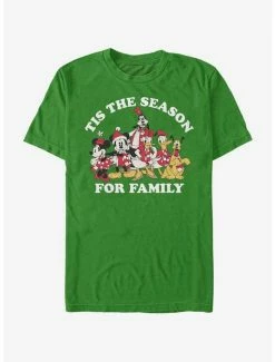 Best Pirce 🔔 Disney Mickey Mouse Family Season T-Shirt ⭐