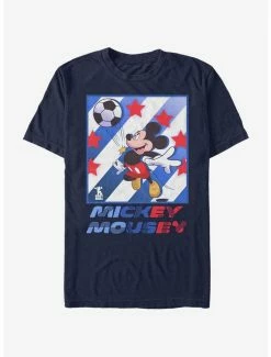 Best Pirce 🎁 Disney Mickey Mouse Mickey Football Star T-Shirt ❤️