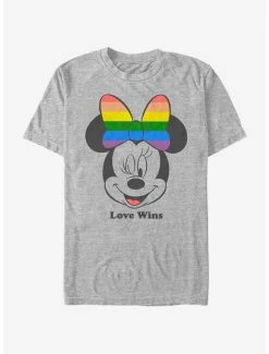 Best Pirce 👍 Disney Mickey Mouse Love Wins T-Shirt 🔥