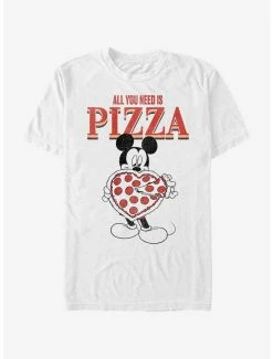 Top 10 ❤️ Disney Mickey Mouse Mickey All You Need Is Pizza T-Shirt 🧨