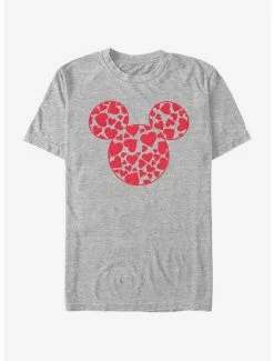 Flash Sale 😍 Disney Mickey Mouse Mickey Hearts Fill T-Shirt ❤️