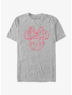 New 😍 Disney Mickey Mouse Minnie Hearts Fill T-Shirt 🤩