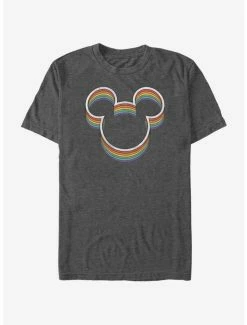 Deals 😍 Disney Mickey Mouse Rainbow Ears T-Shirt 🔔
