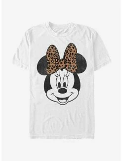 Budget π Disney Mickey Mouse Modern Minnie Face Leopard T-Shirt π