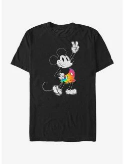 Top 10 🔔 Disney Mickey Mouse Tie Dye Mickey Stroked T-Shirt ✨