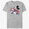 Outlet 😀 Disney Mickey Mouse USA Kick T-Shirt 🥰