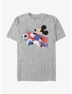 Outlet 😀 Disney Mickey Mouse USA Kick T-Shirt 🥰