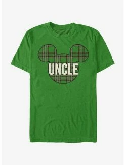 Outlet 🎁 Disney Mickey Mouse Uncle Holiday Patch T-Shirt 💯