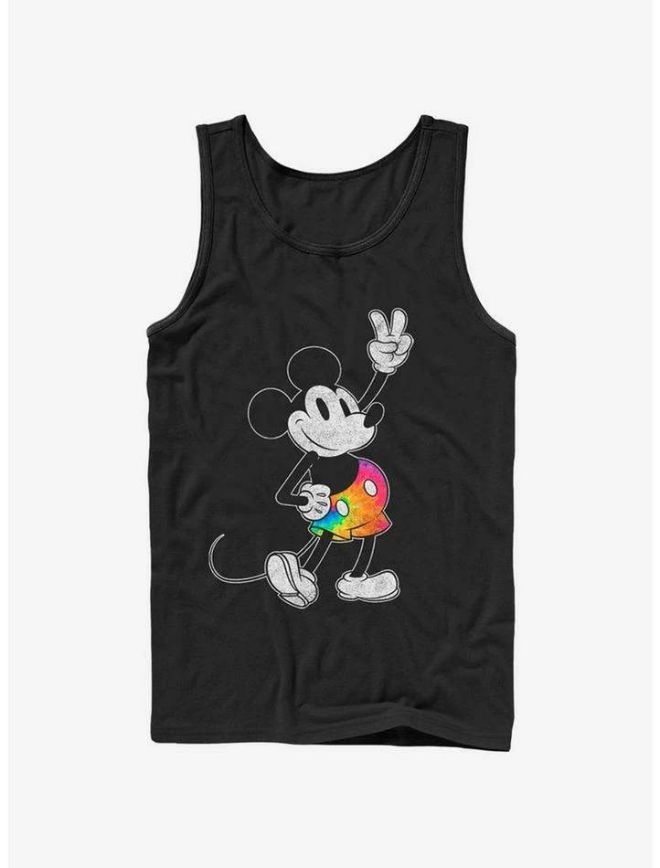 Top 10 β¨ Disney Mickey Mouse Tie Dye Mickey Stroked Tank π₯°