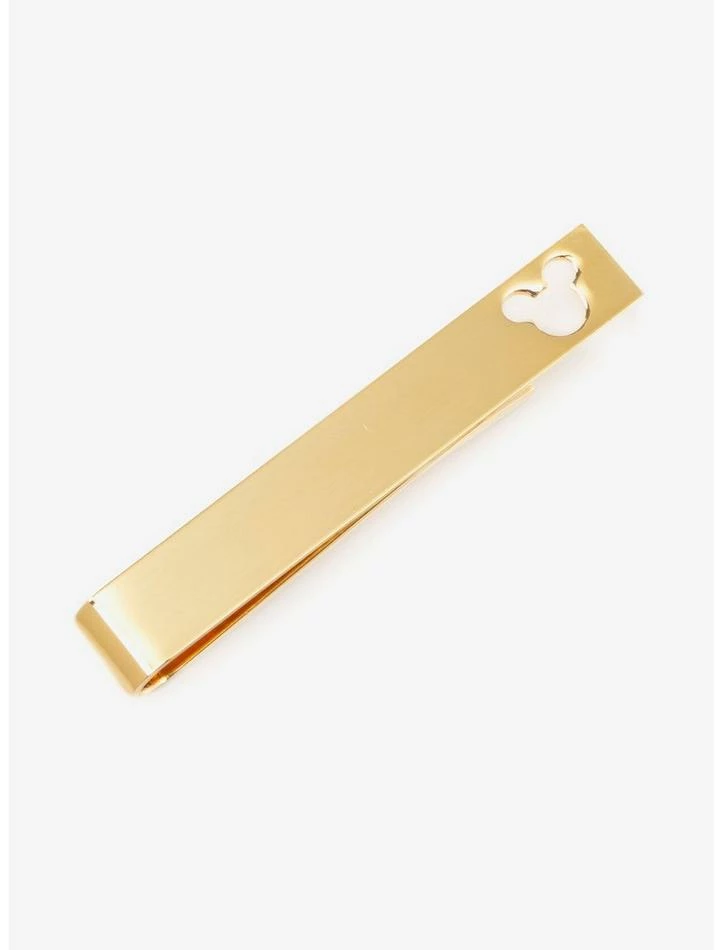 New π₯° Disney Mickey Mouse Cut Out Gold Tie Bar π―