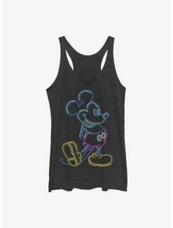 Deals ❤️ Disney Mickey Mouse Neon Mickey 👧 Girls Tank 👍