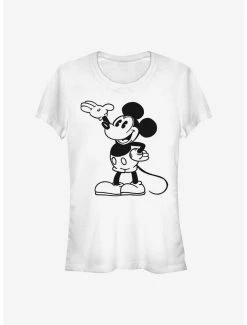 Best Pirce ✨ Disney Mickey Mouse Mickey Pose 👧 Girls T-Shirt ❤️