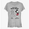 Promo 💯 Disney Mickey Mouse Mickey Drawing 👧 Girls T-Shirt 👏