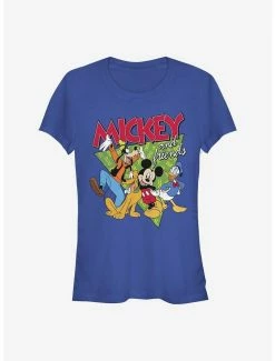 Deals ✨ Disney Mickey Mouse Funky Bunch 👧 Girls T-Shirt 🎁