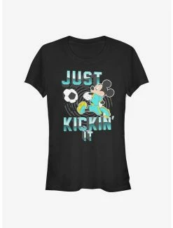 Best Sale 🧨 Disney Mickey Mouse Kickin' It 👧 Girls T-Shirt ✨