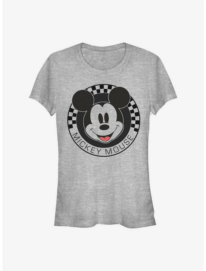Buy 😀 Disney Mickey Mouse Mickey Mouse Checkered 👧 Girls T-Shirt 💯