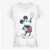 Budget 🥰 Disney Mickey Mouse Plaid Mickey 👧 Girls T-Shirt 👏