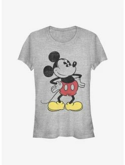 Budget 💯 Disney Mickey Mouse Classic Vintage Mickey 👧 Girls T-Shirt ✔️