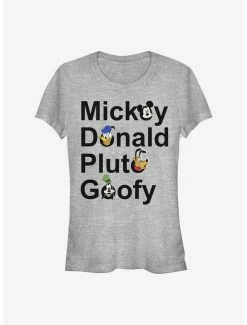 Hot Sale 💯 Disney Mickey Mouse Mickey And Friends 👧 Girls T-Shirt 🛒