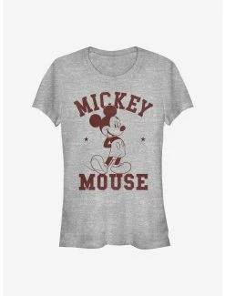 Brand new 🌟 Disney Mickey Mouse Mickey Goes To College 👧 Girls T-Shirt 🔥