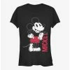 Discount 🎁 Disney Mickey Mouse Mickey Leaning 👧 Girls T-Shirt 🎉