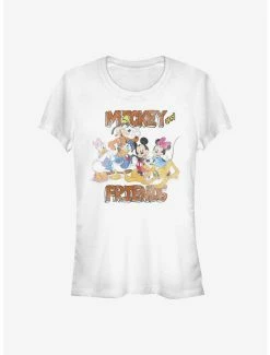 Promo 😍 Disney Mickey Mouse Mickey And Friends 👧 Girls T-Shirt 💯