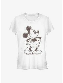 Cheap 🔥 Disney Mickey Mouse Sketch Mickey 👧 Girls T-Shirt ✔️