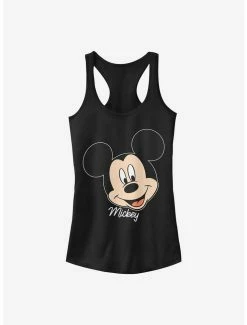 Outlet ✨ Disney Mickey Mouse Mickey Big Face 👧 Girls Tank ⭐