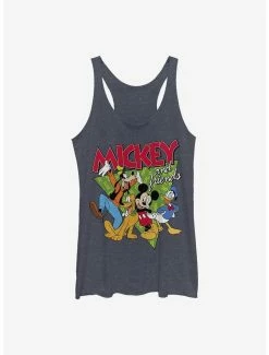 Promo 🥰 Disney Mickey Mouse Funky Bunch 👧 Girls Tank 👍