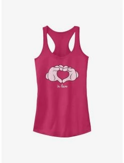 Cheapest 💯 Disney Mickey Mouse Glove Heart 👧 Girls Tank 🎉