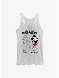 Buy 😉 Disney Mickey Mouse Mickey Drawing 👧 Girls Tank 🔔