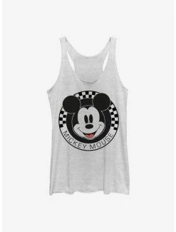Hot Sale 🧨 Disney Mickey Mouse Mickey Mouse Checkered 👧 Girls Tank ⌛
