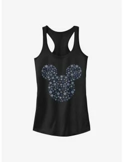 Best reviews of 🎁 Disney Mickey Mouse Mickey Ear Snowflakes 👧 Girls Tank ⌛