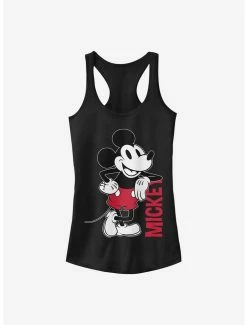 Coupon 🎁 Disney Mickey Mouse Mickey Leaning 👧 Girls Tank ❤️