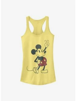 Brand new ⭐ Disney Mickey Mouse Plaid Mickey 👧 Girls Tank 💯