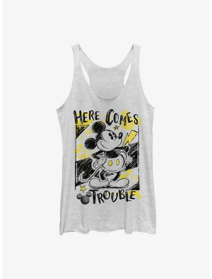 Hot Sale π Disney Mickey Mouse Trouble Comes π§ Girls Tank π