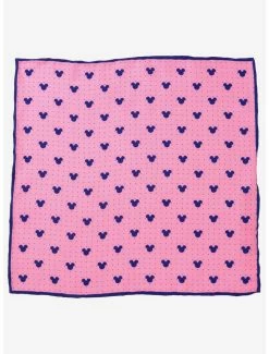 Buy 🎉 Disney Mickey Mouse Dot Pink Pocket Square 🌟