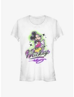 Best Pirce ⭐ Disney Mickey Mouse Airbrush Mickey 👧 Girls T-Shirt 🥰
