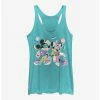 New 👍 Disney Mickey Mouse 80's Minnie Mickey 👧 Girls Tank 🎉