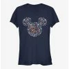 Discount 🌟 Disney Mickey Mouse Floral Ears 👧 Girls T-Shirt ✨