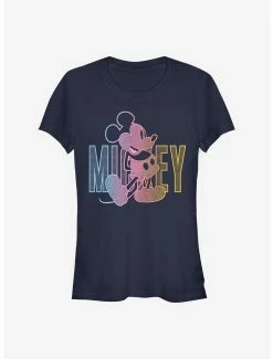 Best deal ❤️ Disney Mickey Mouse Gradient Mickey 👧 Girls T-Shirt 🔔